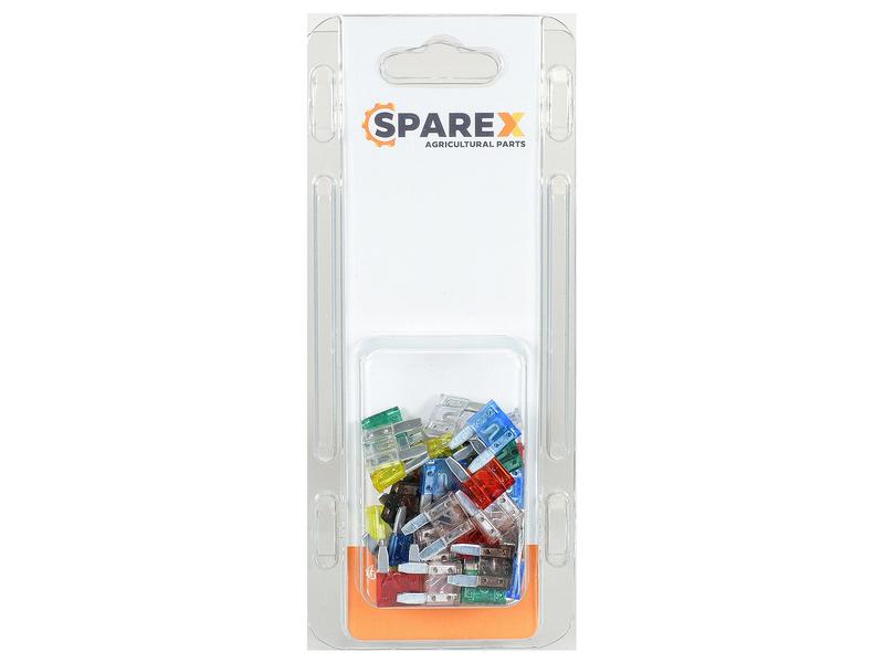 Agripak 40 un. fusiveis placa mini 5.0, 7.5, 10, 15, 20, 25, 30A Sortido (S.172901)