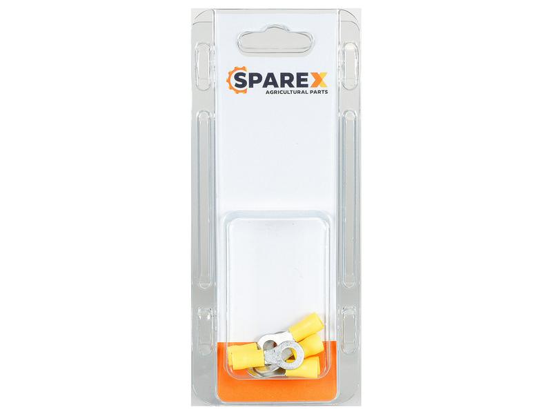 Agripak 6 un. Terminal, 6.4mm, Amarela (S.172922)