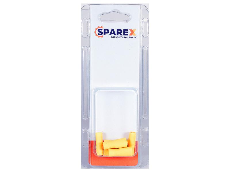 Agripak 6 un. Terminal 6.3mm, Amarela (S.172959)