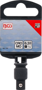 Adaptador para chave de caixa de impacto | Quadrado externo 6,3 mm (1/4") - Sextavado externo 10 mm (3/8")
