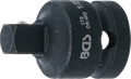 Adaptador para chave de caixa de impacto | Quadrado externo 12,5 mm (1/2") - Sextavado externo 10 mm (3/8")
