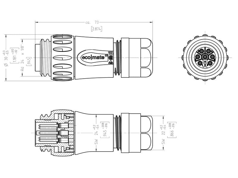 Ficha ISOBUS Ecomate™ 12A (S.173420)