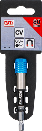 Suporte de pontas automático | Saída de sextavado interno 6,3 mm (1/4") | 80 mm