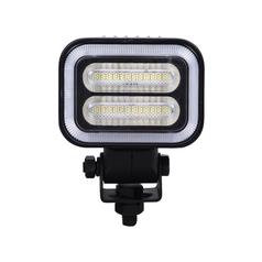 Farol de trabalho LED, Quadrado LED Multi-coloured, 2400 Lumens, 12-24V