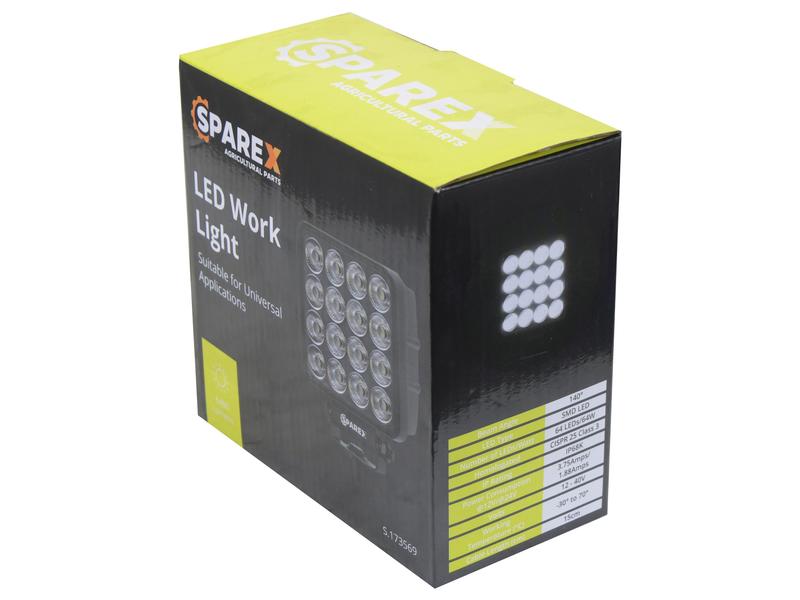 Farol de trabalho LED, 6400 Lumens, 12-40V (S.173569)