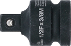 Adaptador para chave de caixa de impacto | Quadrado externo 12,5 mm (1/2") - Sextavado externo 10 mm (3/8")