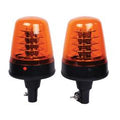 LED Rotativo, amarelo, Ficha Flexivel 12-24V conjuntos de 2