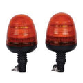 LED Rotativo, amarelo, Ficha Flexivel 12-24V conjuntos de 2