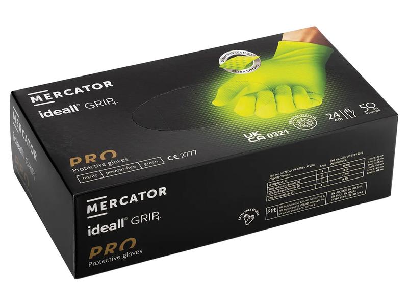Caixa Luvas descartáveis Predator Gloves Ideall Grip 7/S (S.174542)