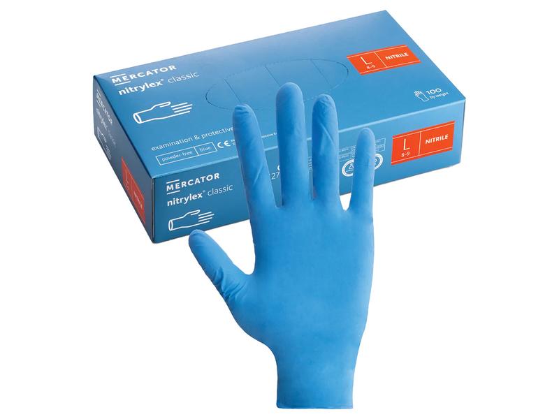 Caixa Luvas descartáveis Predator Gloves Nitrylex 7/S (S.174548)