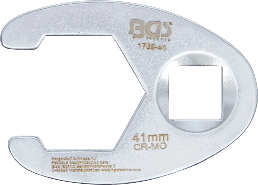 Chave pé de corvo | Entrada de quadrado interno de 20 mm (3/4") | 41 mm