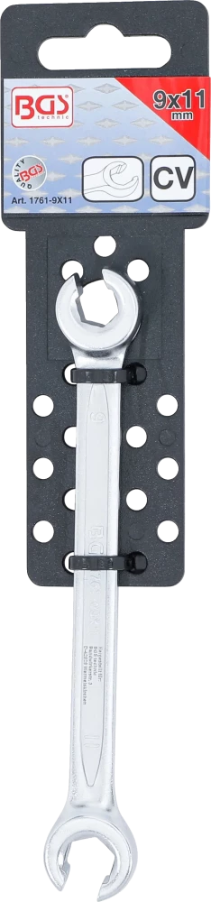 Chave de luneta dupla aberta | 9 x 11 mm