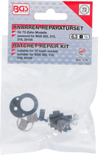 Kit de reparação da cabeça de roquete | para BGS 315, 318, 25103, 25105