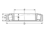 Rolamento 32205 (S.18253)