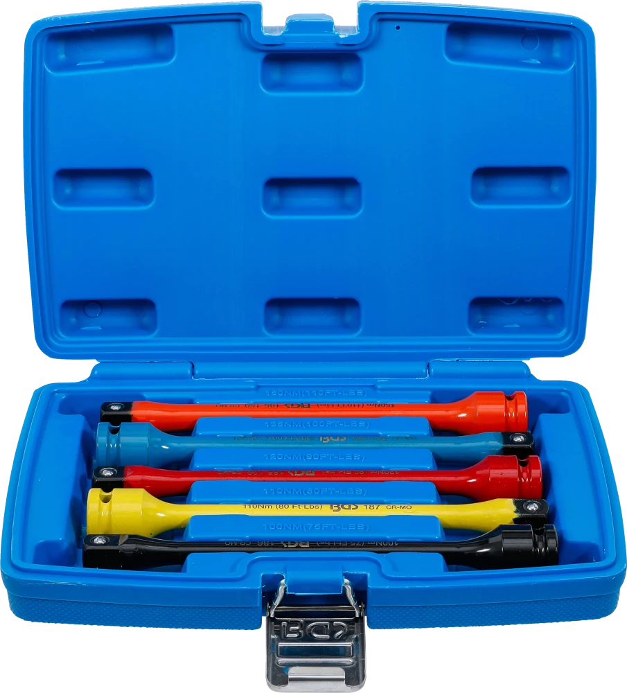 Conjunto de barras de torção | 12,5 mm (1/2") | 100 - 150 Nm | 5 peças