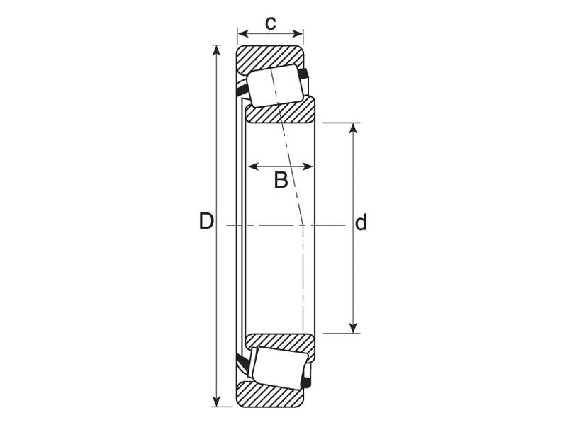 Rolamento L44643/44610 (S.18506)