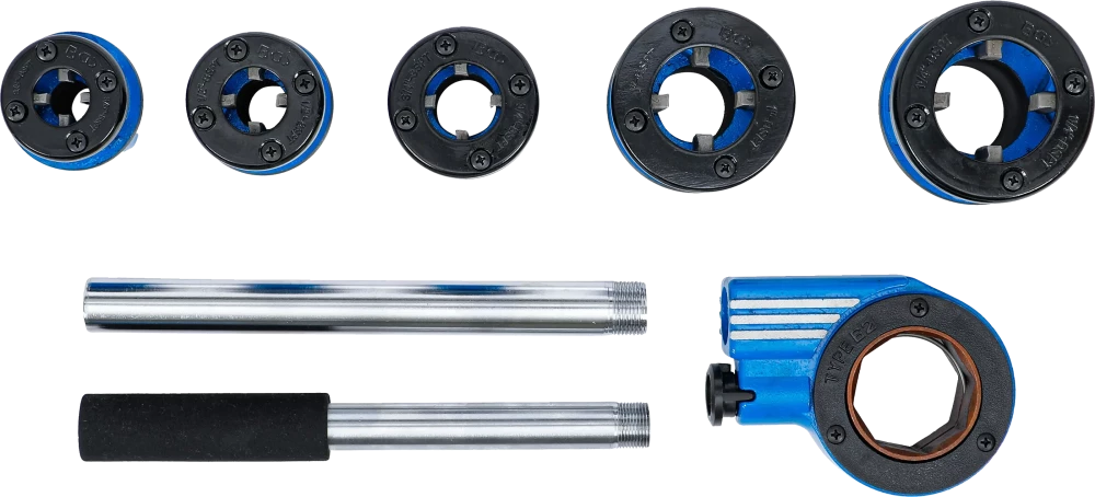 Conjunto de cubos de corte | 3/8" - 1.1/4" | 7 peças