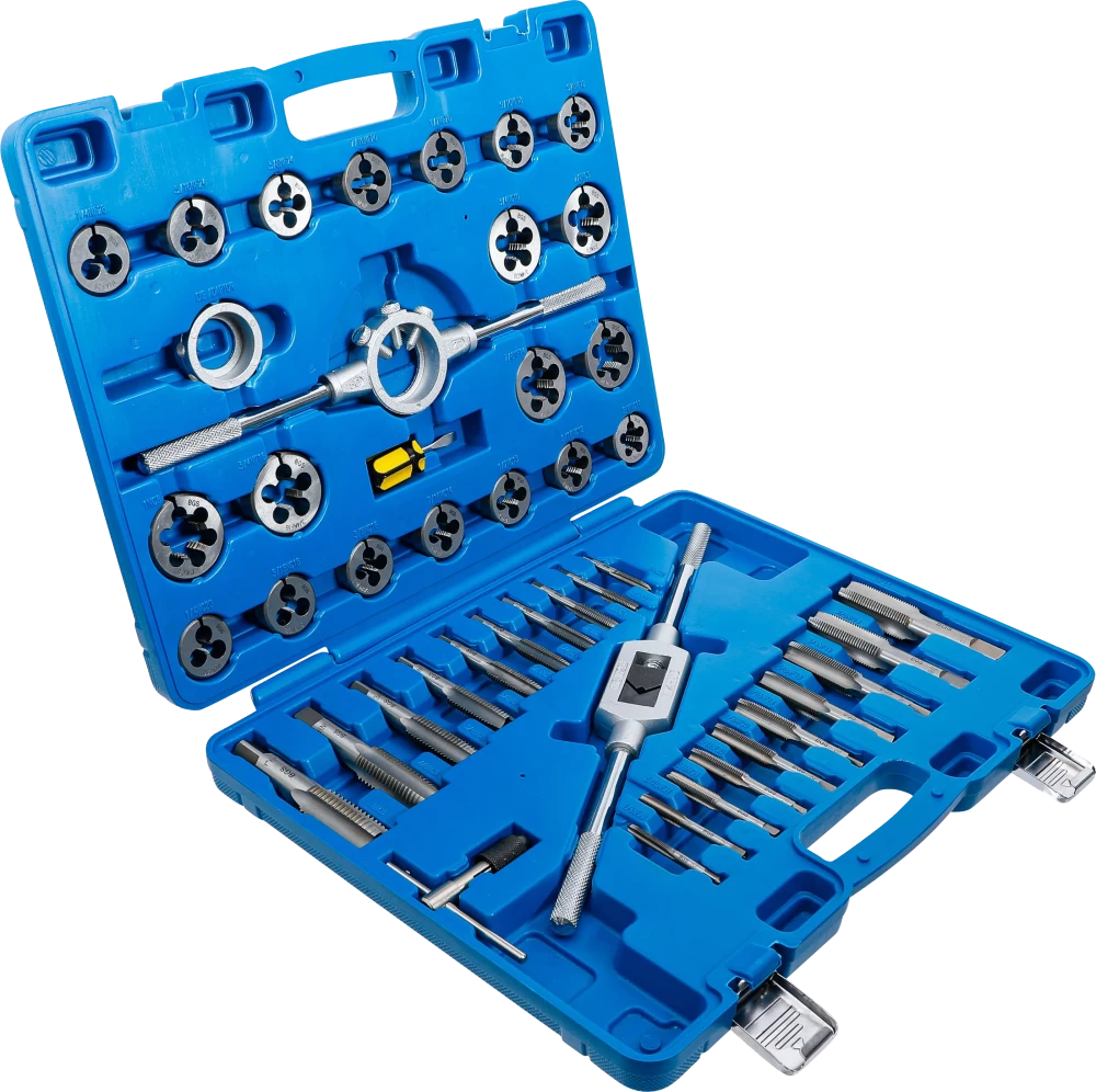 Conjunto de tarraxas | polegada | 1/4" - 1" | 45 peças