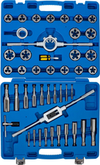 Conjunto de tarraxas | polegada | 1/4" - 1" | 45 peças