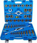 Conjunto de tarraxas | Revestidas a estanho | M6 - M24 | 45 peças