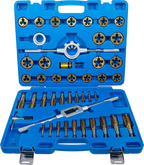 Conjunto de tarraxas | Revestidas a estanho | M6 - M24 | 45 peças