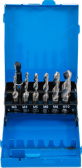 Conjunto de tarraxas / brocas | HSS-G | 7 peças
