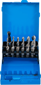 Conjunto de tarraxas / brocas | HSS-G | 7 peças