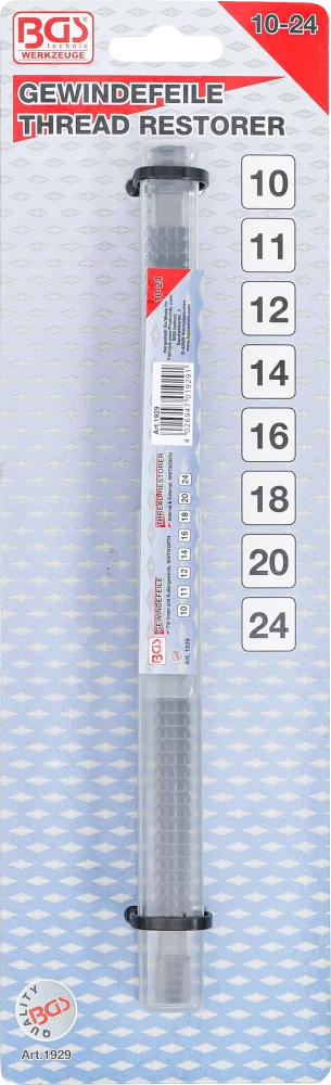 Lima para roscas | para rosca interna/externa | Whitworth 10 - 24