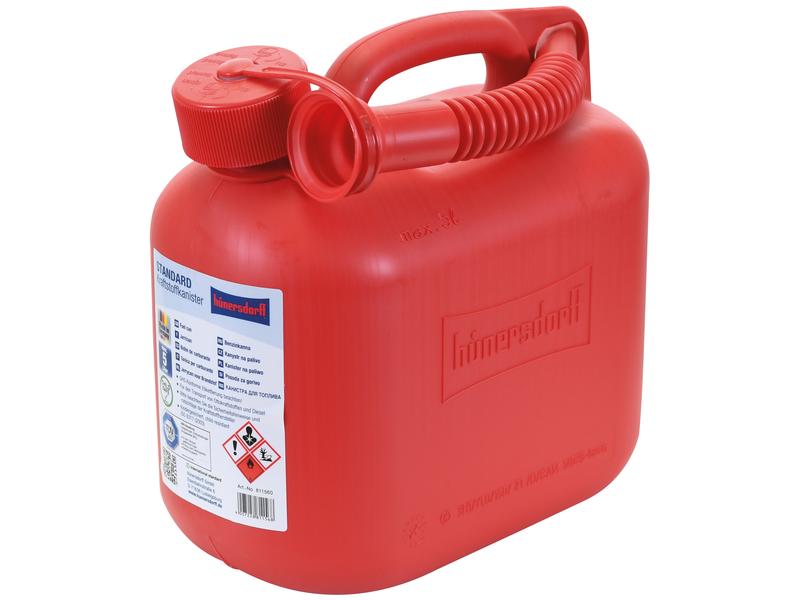 Plástico Jerri can - Vermelho 5 lts (Petrol) (S.19321)
