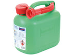 Plástico Jerri can - Verde 5 lts (Unleaded Petrol) (S.19322)