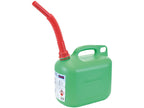 Plástico Jerri can - Verde 5 lts (Unleaded Petrol) (S.19322)