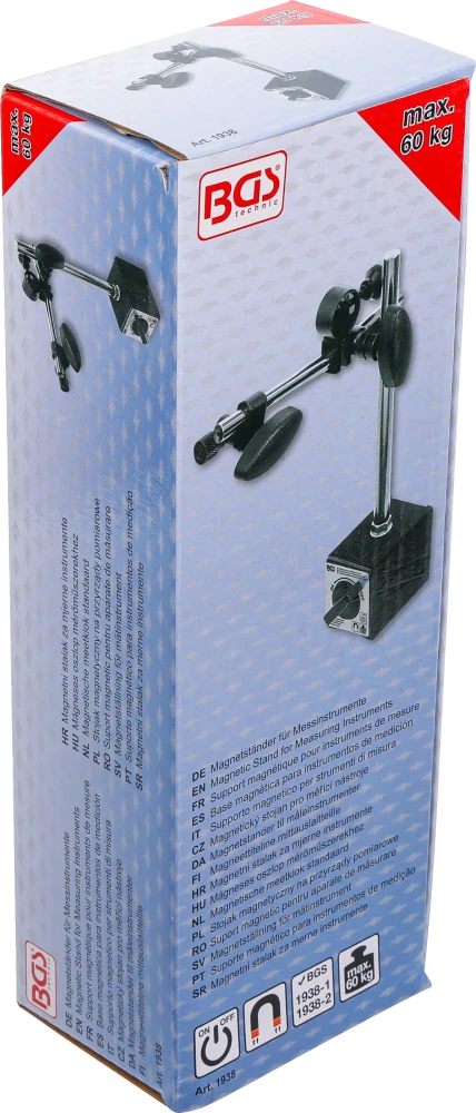 Suporte magnético para instrumentos de medição