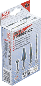 Conjunto de brocas múltiplas | HSS-G | 4 peças