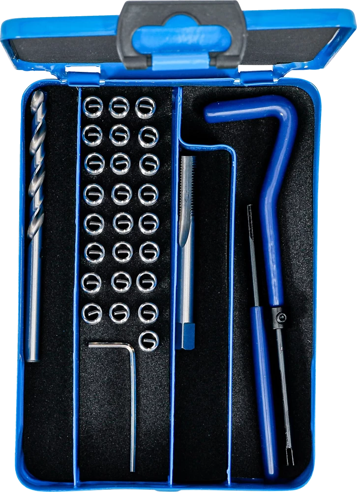 Kit de reparação de roscas | M6 x 1,0 | 29 peças
