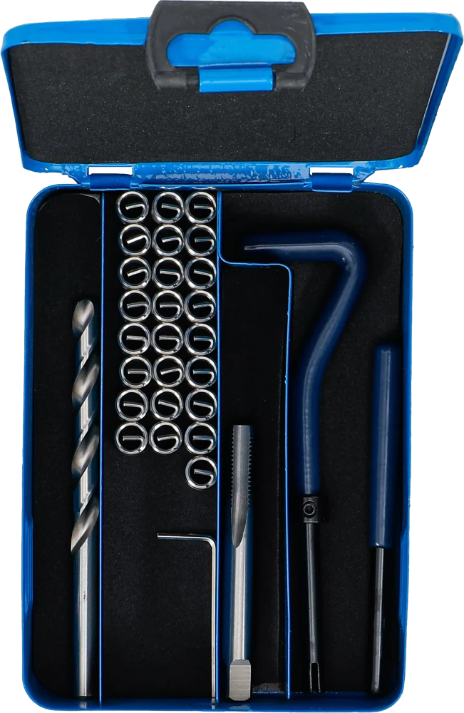 Kit de reparação de roscas | M8 x 1,25 | 29 peças
