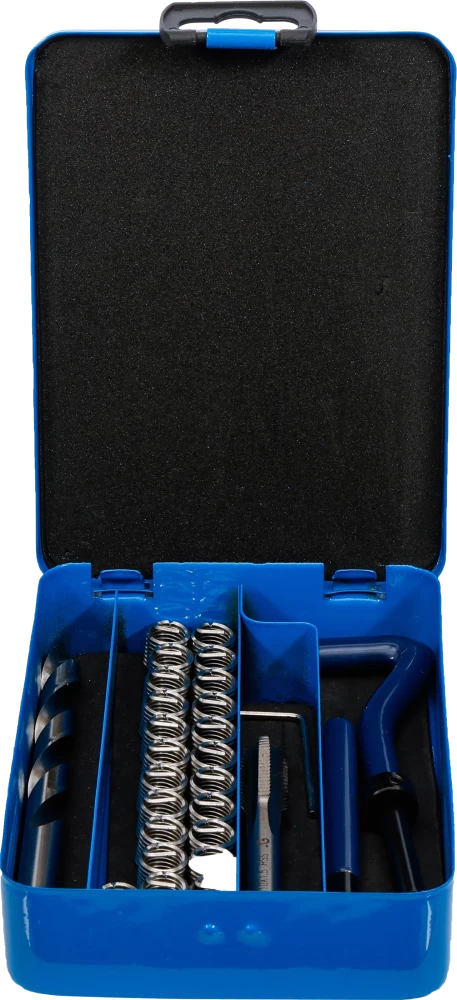 Kit de reparação de roscas | M10 x 1,5 mm | 29 peças
