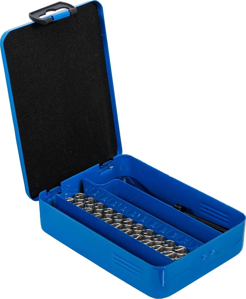 Kit de reparação de roscas | M10 x 1,5 mm | 29 peças