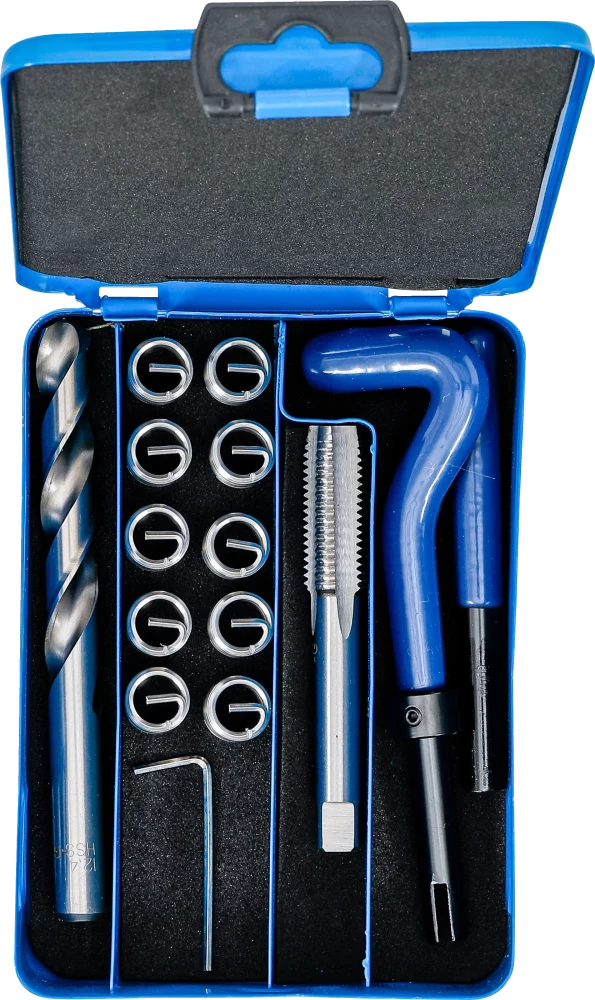 Kit de reparação de roscas | M12 x 1,75 | 14 peças
