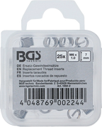 Encaixes roscados de substituição | M6 x 1,0 | 25 peças