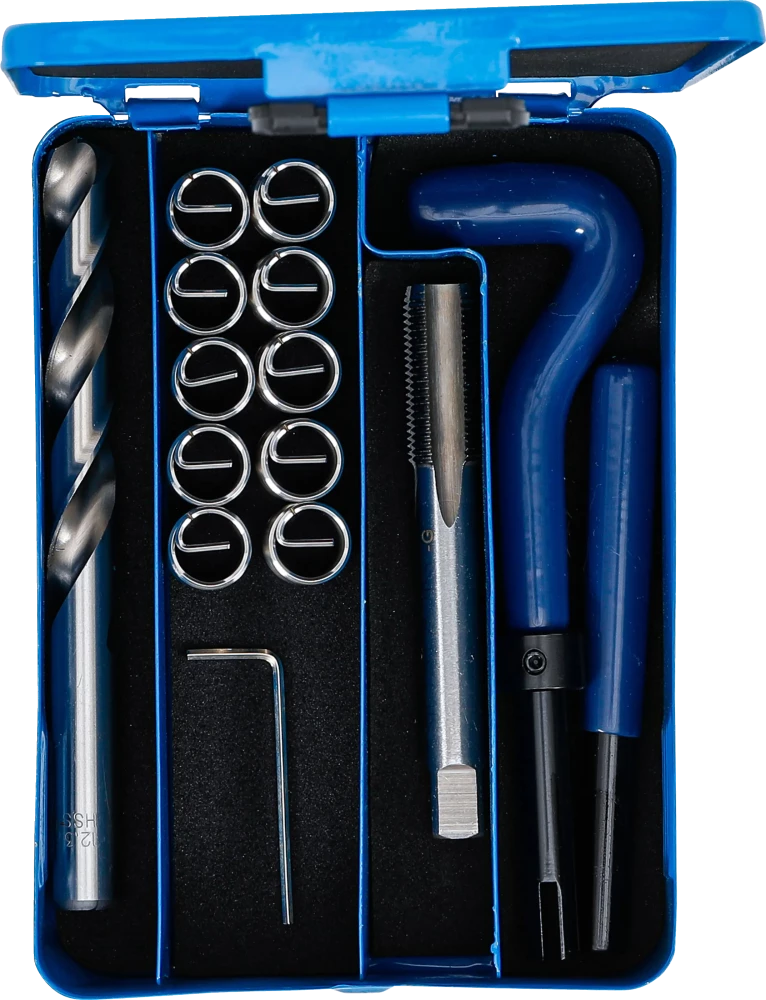 Kit de reparação de roscas | M12 x 1,25 | 14 peças