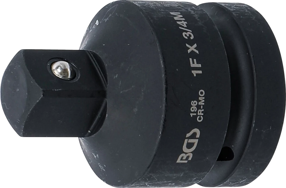 Adaptador para chave de caixa de impacto | Quadrado interno 25 mm (1") - Quadrado externo 20 mm (3/4")