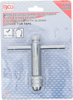 Porta-ferramentas com cabo deslizante para macho de atarraxar | M5 - M12 | 110 mm