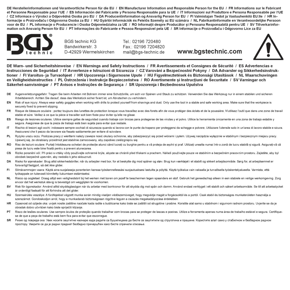 Caixa vazia de metal para BGS 1995