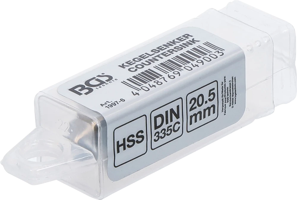 Escareador cónico | HSS | DIN 335 forma C | Ø 20,5 mm