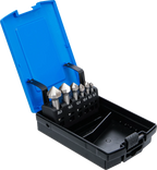 Conjunto de escareadores cónicos | HSS | DIN 335 forma C | 6 peças