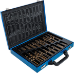 Conjunto de brocas helicoidais | HSS | 5 % de liga de cobalto | 1 - 10 mm | 170 peças