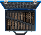 Conjunto de brocas helicoidais | HSS | 5 % de liga de cobalto | 1 - 10 mm | 170 peças