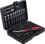 Conjunto de pontas universais | Entrada de sextavado externo 6,3 mm (1/4") | 122 peças
