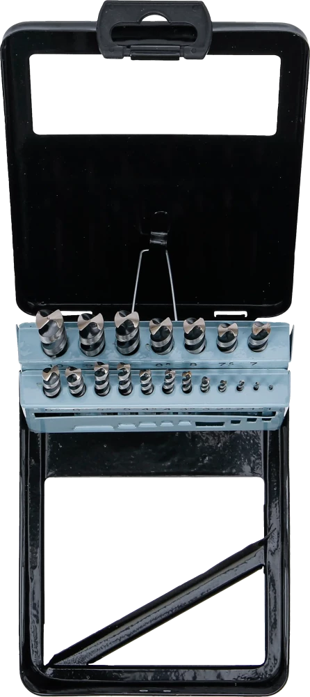 Conjunto de brocas helicoidais de HSS | 1 - 10 mm | 19 peças