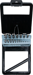 Conjunto de brocas helicoidais de HSS | 1 - 10 mm | 19 peças